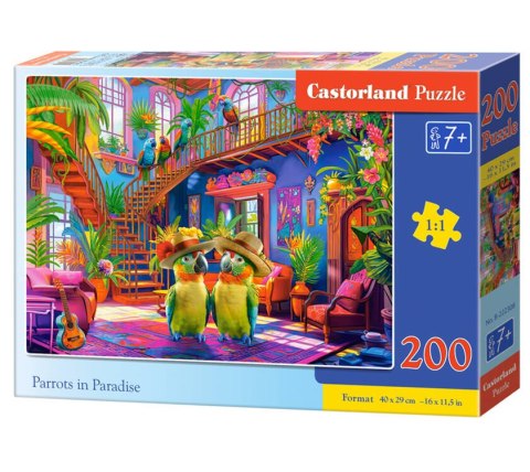 Puzzle 200 Parrots in Paradise B-222308 Puzzle 200 Parrots in Paradise B-222308