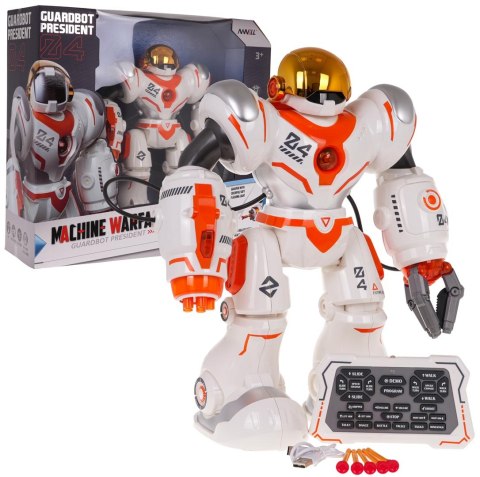 Wielofunkcyjny Robot Pomarańczowo Biały R/C Wielofunkcyjny Robot Pomarańczowo Biały R/C
