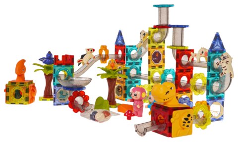 Klocki Magnetyczne Kulka ZOO Zestaw 153el. Klocki Magnetyczne Kulka ZOO Zestaw 153el.