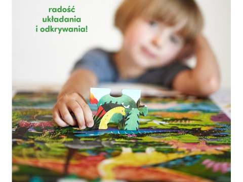 CzuCzu Obserwacyjne puzzle Dinozaury 60 elementów plakat edukacyjny ZA5559