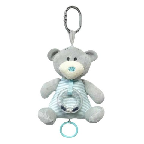 Pozytywka Miś Niebiesko-Kremowy 18 Cm Pluszak Delikatne Melodie Grzechotka Pozytywka Miś Niebiesko-Kremowy 18 Cm Pluszak Delikatne Melodie Grzechotka