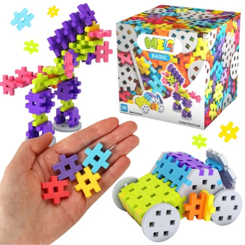 Zestaw Klocków Klocki Konstrukcyjne Edukacyjne Puzzle Wafle Dla 100 El Zestaw Klocków Klocki Konstrukcyjne Edukacyjne Puzzle Wafle Dla 100 El