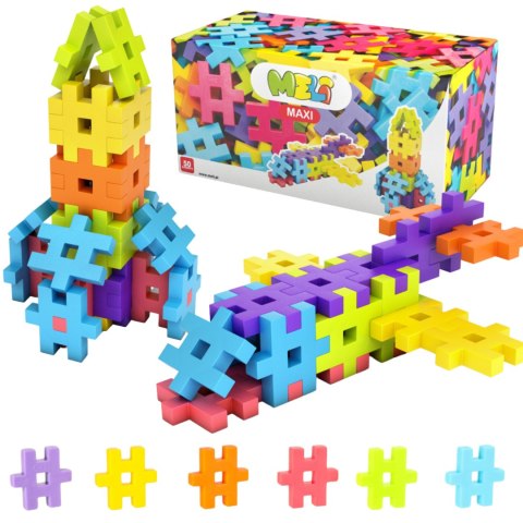 Zestaw Klocków Klocki Konstrukcyjne Edukacyjne Puzzle Wafle Dla 50 El Zestaw Klocków Klocki Konstrukcyjne Edukacyjne Puzzle Wafle Dla 50 El