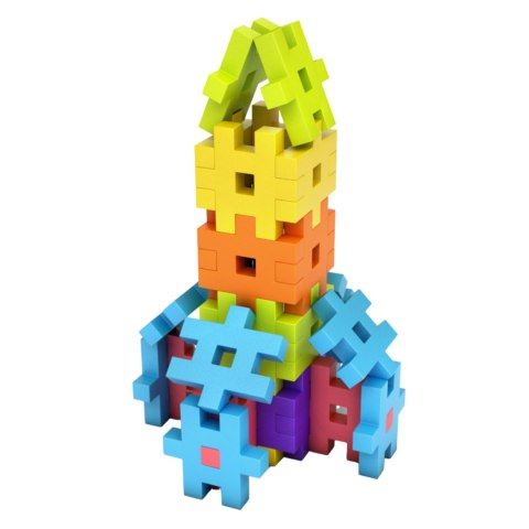 Zestaw Klocków Klocki Konstrukcyjne Edukacyjne Puzzle Wafle Dla 50 El Zestaw Klocków Klocki Konstrukcyjne Edukacyjne Puzzle Wafle Dla 50 El