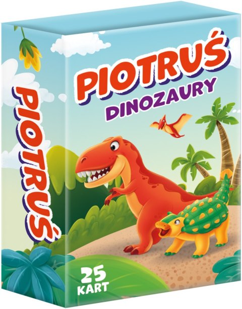 Klasyczna Gra "Piotruś - Dinozaury Mini" Karty Kolorowe Ilustracje Zestaw Klasyczna Gra "Piotruś - Dinozaury Mini" Karty Kolorowe Ilustracje Zestaw