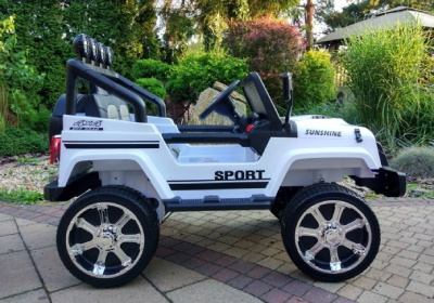Autko terenowe Raptor Drifter Biały + Pilot + Napęd 4x4 + Schowek + Wolny Start + MP3 LED Autko terenowe Raptor Drifter Biały + Pilot + Napęd 4x4 + Schowek + Wolny Start + MP3 LED