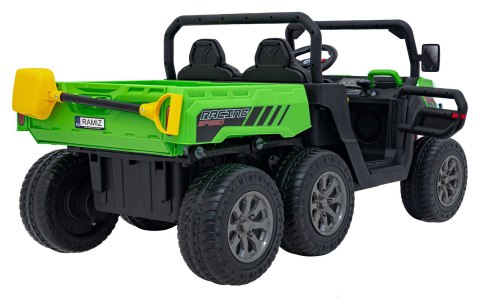 Elektryczny UTV farmer dla dzieci Ciągnik rolniczy 6x6, dla 2 dzieci, 180 W, 12 V, premium, zielony Elektryczny UTV farmer dla dzieci Ciągnik rolniczy 6x6, dla 2 dzieci, 180 W, 12 V, premium, zielony