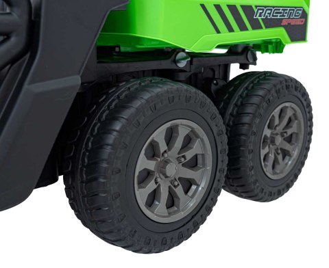 Elektryczny UTV farmer dla dzieci Ciągnik rolniczy 6x6, dla 2 dzieci, 180 W, 12 V, premium, zielony Elektryczny UTV farmer dla dzieci Ciągnik rolniczy 6x6, dla 2 dzieci, 180 W, 12 V, premium, zielony