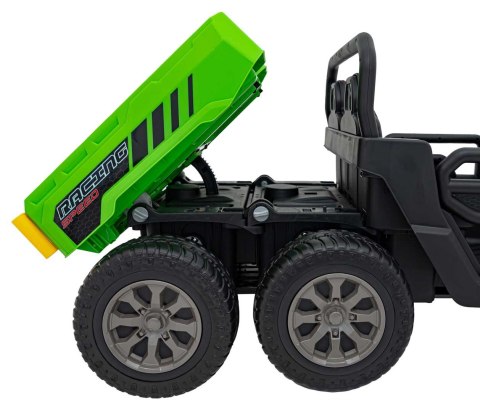 Elektryczny UTV farmer dla dzieci Ciągnik rolniczy 6x6, dla 2 dzieci, 180 W, 12 V, premium, zielony Elektryczny UTV farmer dla dzieci Ciągnik rolniczy 6x6, dla 2 dzieci, 180 W, 12 V, premium, zielony