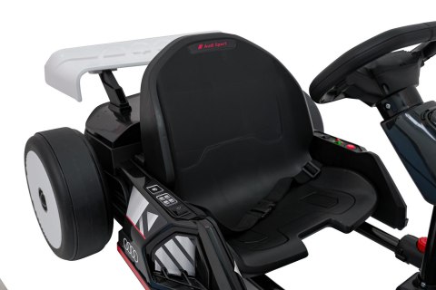 Pojazd Gokart Audi z Funkcją Driftu Biały do 50 kg 2x150W