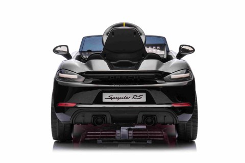 Pojazd Porsche Spyder RS 718 Czarny MP4 Pojazd Porsche Spyder RS 718 Czarny MP4