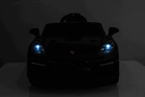 Pojazd Porsche Spyder RS 718 Czarny MP4 Pojazd Porsche Spyder RS 718 Czarny MP4