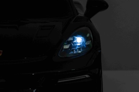 Pojazd Porsche Spyder RS 718 Czarny MP4 Pojazd Porsche Spyder RS 718 Czarny MP4