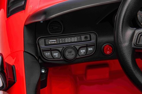 Pojazd Porsche Spyder RS 718 Czerwony MP4