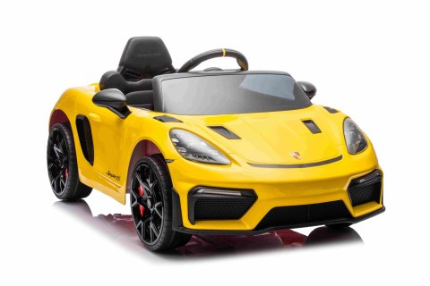 Porsche 718 na akumulator dla dzieci - licencjonowany model, pełne wyposażenie