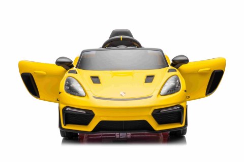 Porsche 718 na akumulator dla dzieci - licencjonowany model, pełne wyposażenie