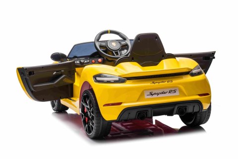 Porsche 718 na akumulator dla dzieci - licencjonowany model, pełne wyposażenie