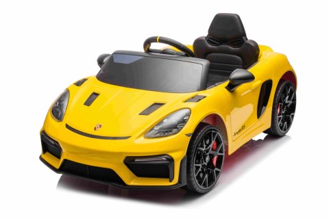 Porsche 718 na akumulator dla dzieci - licencjonowany model, pełne wyposażenie
