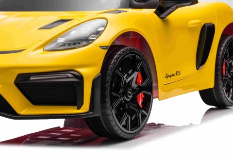 Porsche 718 na akumulator dla dzieci - licencjonowany model, pełne wyposażenie