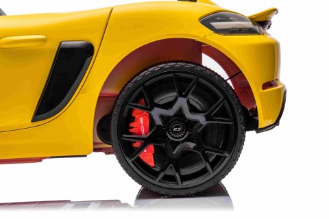 Porsche 718 na akumulator dla dzieci - licencjonowany model, pełne wyposażenie