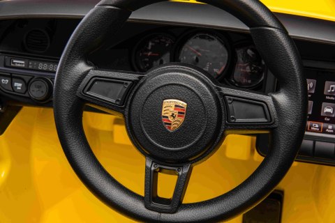 Porsche 718 na akumulator dla dzieci - licencjonowany model, pełne wyposażenie