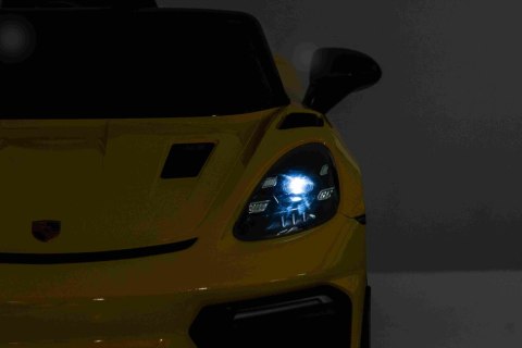 Porsche 718 na akumulator dla dzieci - licencjonowany model, pełne wyposażenie
