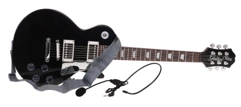 Zestaw Gitara + Mikrofon Czarna Zestaw Gitara + Mikrofon Czarna