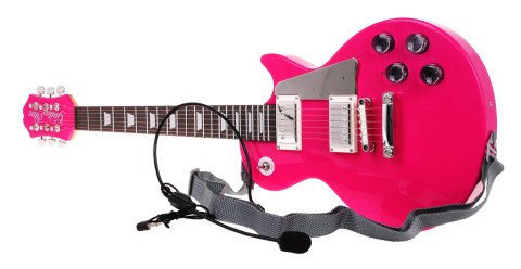 Zestaw Gitara + Mikrofon Róż Zestaw Gitara + Mikrofon Róż