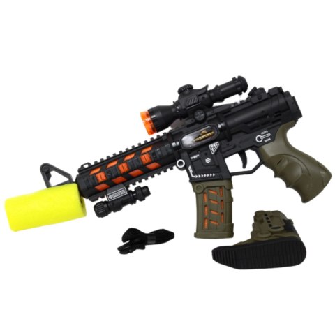 MEGA KARABIN BROŃ PISTOLET MASZYNOWY NA BATERIE MEGA KARABIN BROŃ PISTOLET MASZYNOWY NA BATERIE