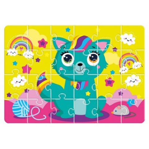 PUZZLE W OPAKOWANIU TYPU STAND-UP BAJKOWY KOTEK UKŁADANKA ROTER KAFER PUZZLE W OPAKOWANIU TYPU STAND-UP BAJKOWY KOTEK UKŁADANKA ROTER KAFER