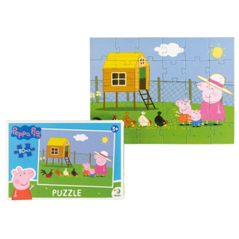 PUZZLE PEPPA PIG ŚWINKA PEPPA 30 ELEMENTÓW UROCZA UKŁADANKA DLA MALUCHÓW PUZZLE PEPPA PIG ŚWINKA PEPPA 30 ELEMENTÓW UROCZA UKŁADANKA DLA MALUCHÓW