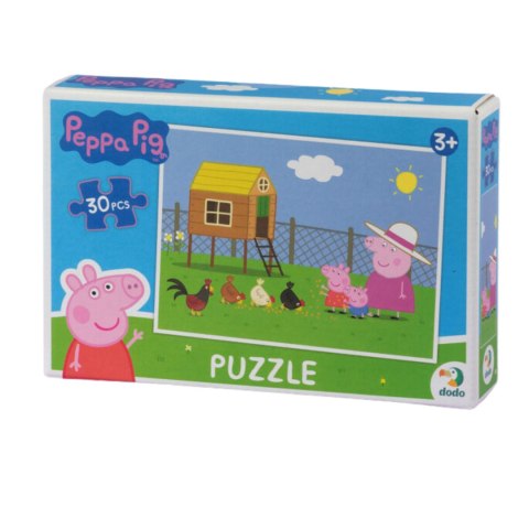 PUZZLE PEPPA PIG ŚWINKA PEPPA 30 ELEMENTÓW UROCZA UKŁADANKA DLA MALUCHÓW PUZZLE PEPPA PIG ŚWINKA PEPPA 30 ELEMENTÓW UROCZA UKŁADANKA DLA MALUCHÓW