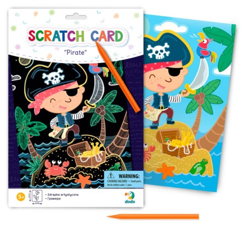 ZDRAPKA ARTYSTYCZNA "PIRAT" MALOWANIE METODĄ SCRATCH DLA NAJMŁODSZYCH ZDRAPKA ARTYSTYCZNA "PIRAT" MALOWANIE METODĄ SCRATCH DLA NAJMŁODSZYCH