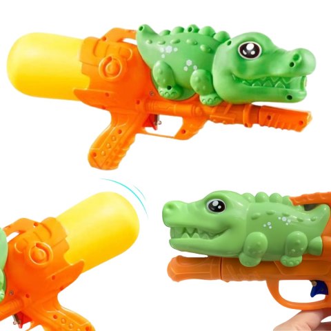 PISTOLET NA WODĘ KROKODYL KARABIN BROŃ ZABAWKA WODNA ZESTAW DLA DZIECI PISTOLET NA WODĘ KROKODYL KARABIN BROŃ ZABAWKA WODNA ZESTAW DLA DZIECI