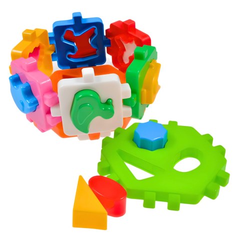 SORTER HEXAGON KOSTKA EDUKACYJNA KSZTAŁTY KOLORY ZWIERZĘTA KLOCKI SORTER HEXAGON KOSTKA EDUKACYJNA KSZTAŁTY KOLORY ZWIERZĘTA KLOCKI