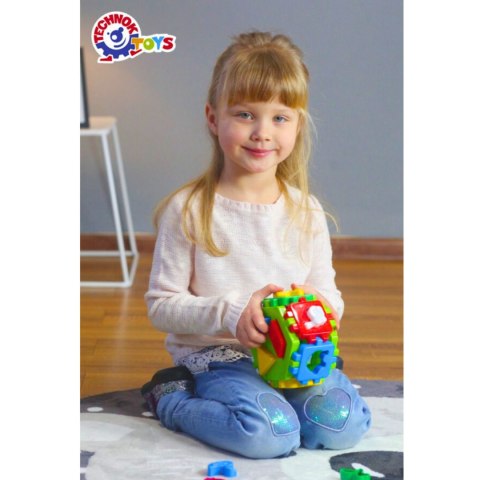 SORTER HEXAGON KOSTKA EDUKACYJNA KSZTAŁTY KOLORY ZWIERZĘTA KLOCKI SORTER HEXAGON KOSTKA EDUKACYJNA KSZTAŁTY KOLORY ZWIERZĘTA KLOCKI