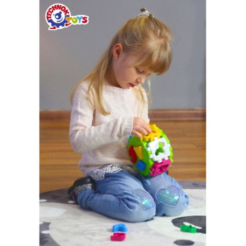 SORTER HEXAGON KOSTKA EDUKACYJNA KSZTAŁTY KOLORY ZWIERZĘTA KLOCKI SORTER HEXAGON KOSTKA EDUKACYJNA KSZTAŁTY KOLORY ZWIERZĘTA KLOCKI