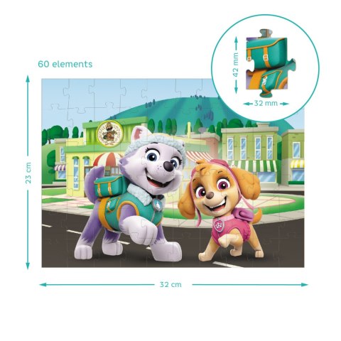 PUZZLE 2w1 PSI PATROL 60 ELEMENTÓW KOLOROWANKA I UKŁADANKA W JEDNYM PUZZLE 2w1 PSI PATROL 60 ELEMENTÓW KOLOROWANKA I UKŁADANKA W JEDNYM