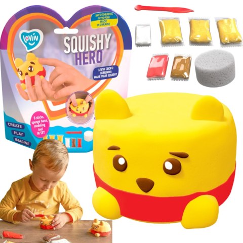 Zestaw z lekka ciastolina Squishy Pooh 70128 Zestaw z lekka ciastolina Squishy Pooh 70128