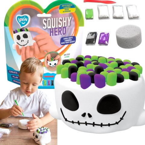 Zestaw z lekka ciastolina Squishy Scary 70126 Zestaw z lekka ciastolina Squishy Scary 70126