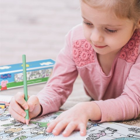 Zestaw Kreatywny Do Malowania Rysowania Kolorowanka Rolka Świnka Peppa Pig Zestaw Kreatywny Do Malowania Rysowania Kolorowanka Rolka Świnka Peppa Pig