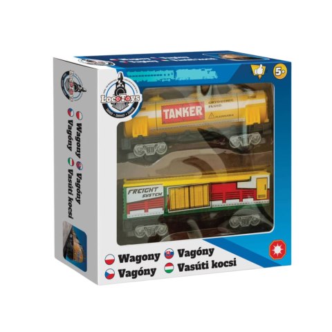 LOCOTOYS -zestaw 2 WAGONY LOCOTOYS -zestaw 2 WAGONY