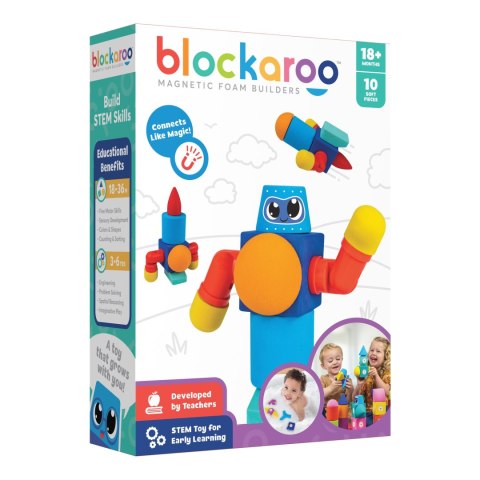 Klocki konstrukcyjne magnetyczne piankowe do zabawy w wodzie 10 e Klocki konstrukcyjne magnetyczne piankowe do zabawy w wodzie 10 e