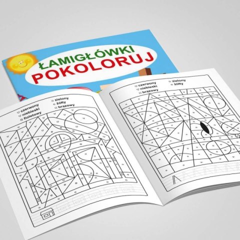 Kolorowanka Łamigłówki - Pokoloruj