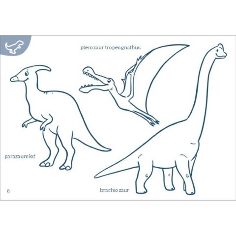 Moja kolorowanka. Dinozaury Moja kolorowanka. Dinozaury