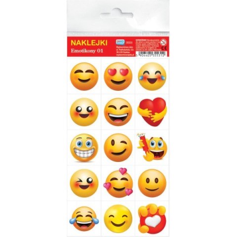 Naklejki. Emotikony 01 Naklejki. Emotikony 01
