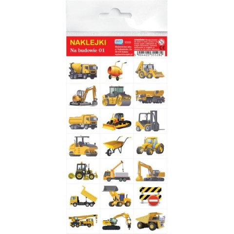 Naklejki. Na budowie 01 Naklejki. Na budowie 01
