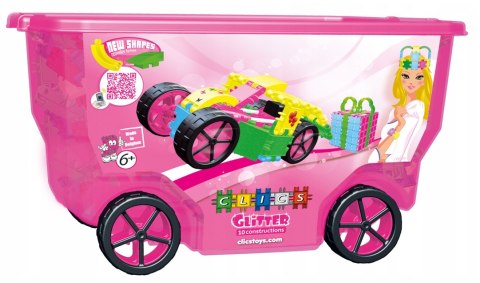 CLICS klocki (15 w 1) Rollerbox 400 el. GLITTER CLICS klocki (15 w 1) Rollerbox 400 el. GLITTER