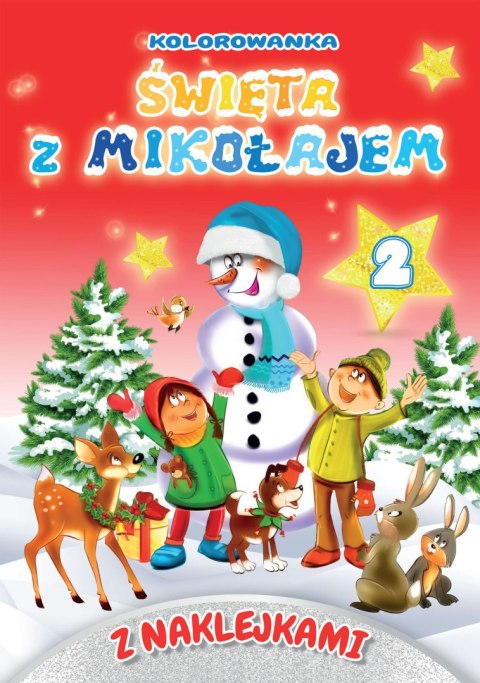 Święta z Mikołajem 2 plus naklejki Święta z Mikołajem 2 plus naklejki