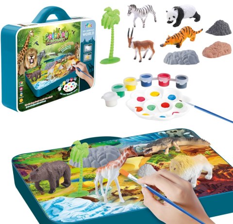 ZESTAW ZWIERZĄT ZOO DO MALOWANIA ZESTAW ZWIERZĄT ZOO DO MALOWANIA